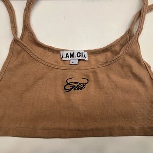 IAMGIA tan tank top